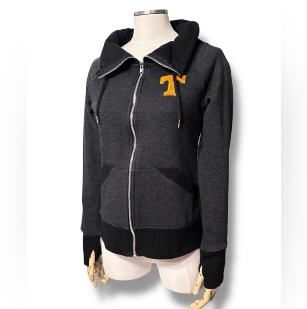 COLOSSEUM Funnel Drawstring Collar Full Zip Jacket University of Tennessee